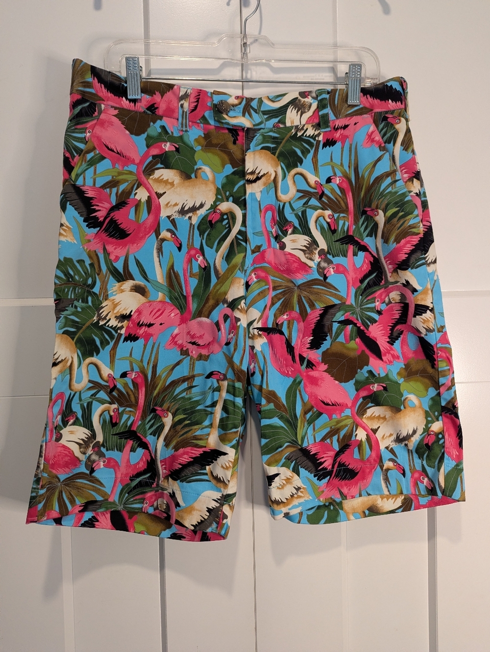 Loudmouth Flamingo Golf Shorts Size 34